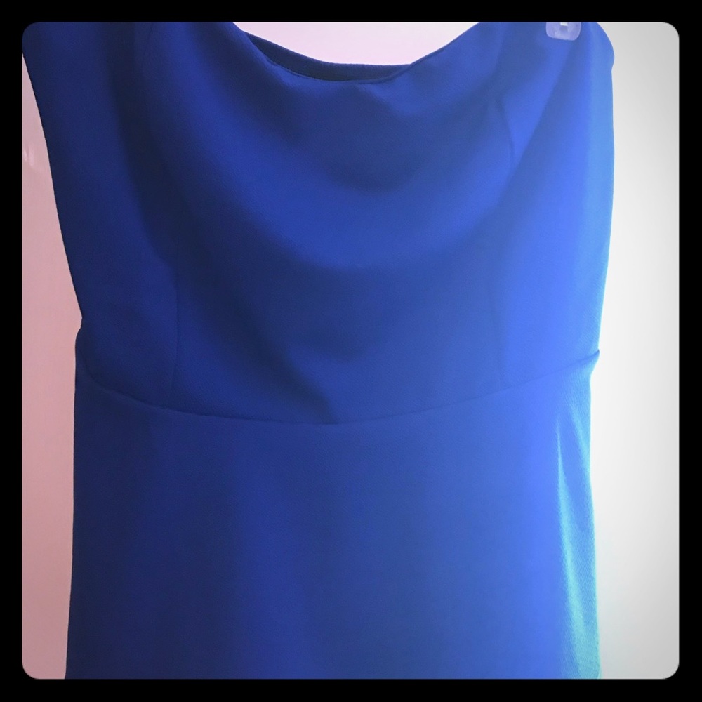 Ashley Stewart strapless peplum top